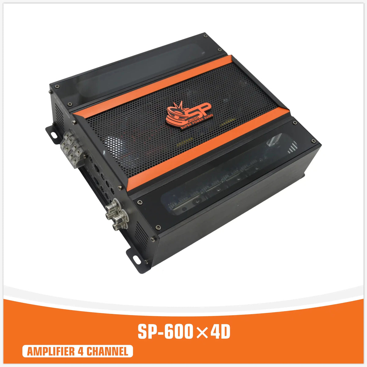 SP-600.4D, 4-Kanaals Class-D Versterker, 600W, 1 ohm, foto 4