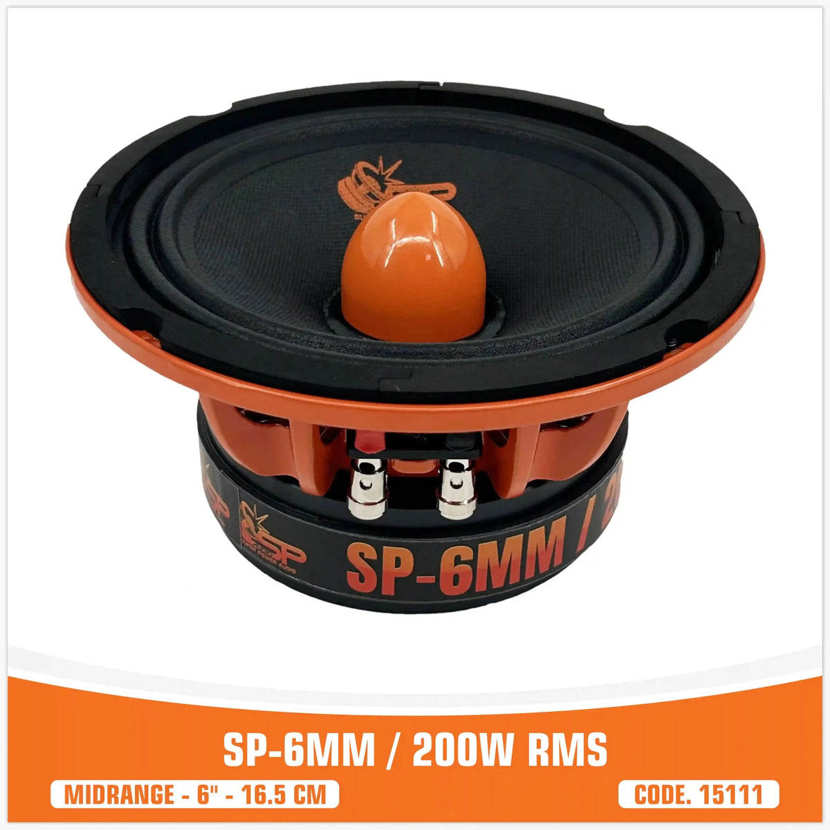 SP 6MM Midrange Extreme middentoner 6,5 inch, foto 4