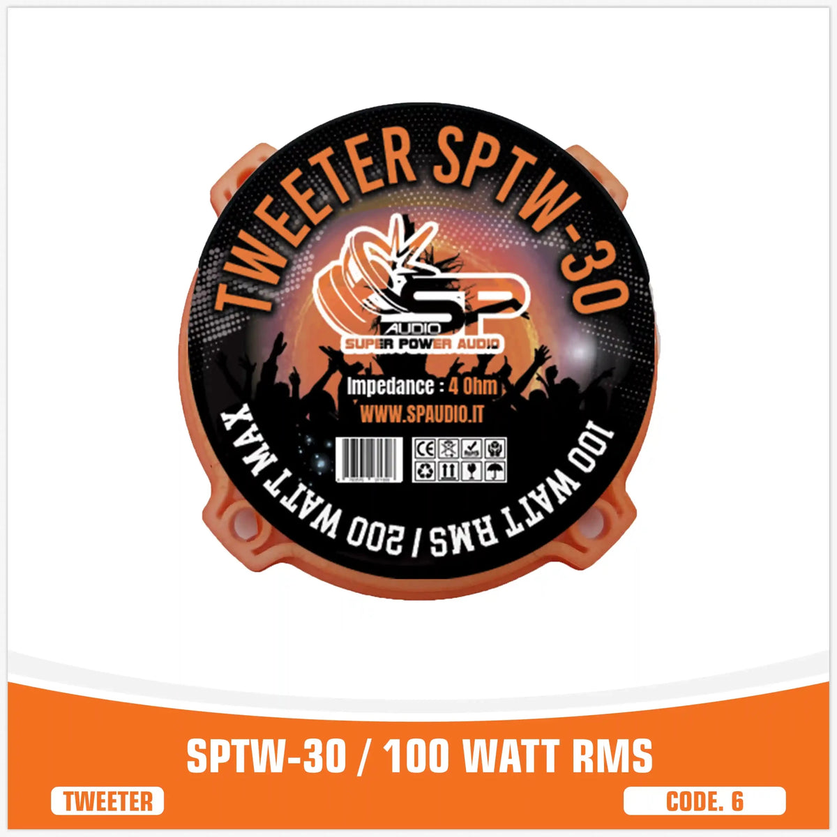 SP TW 30 Bullet Tweeter, 100W RMS, foto 3