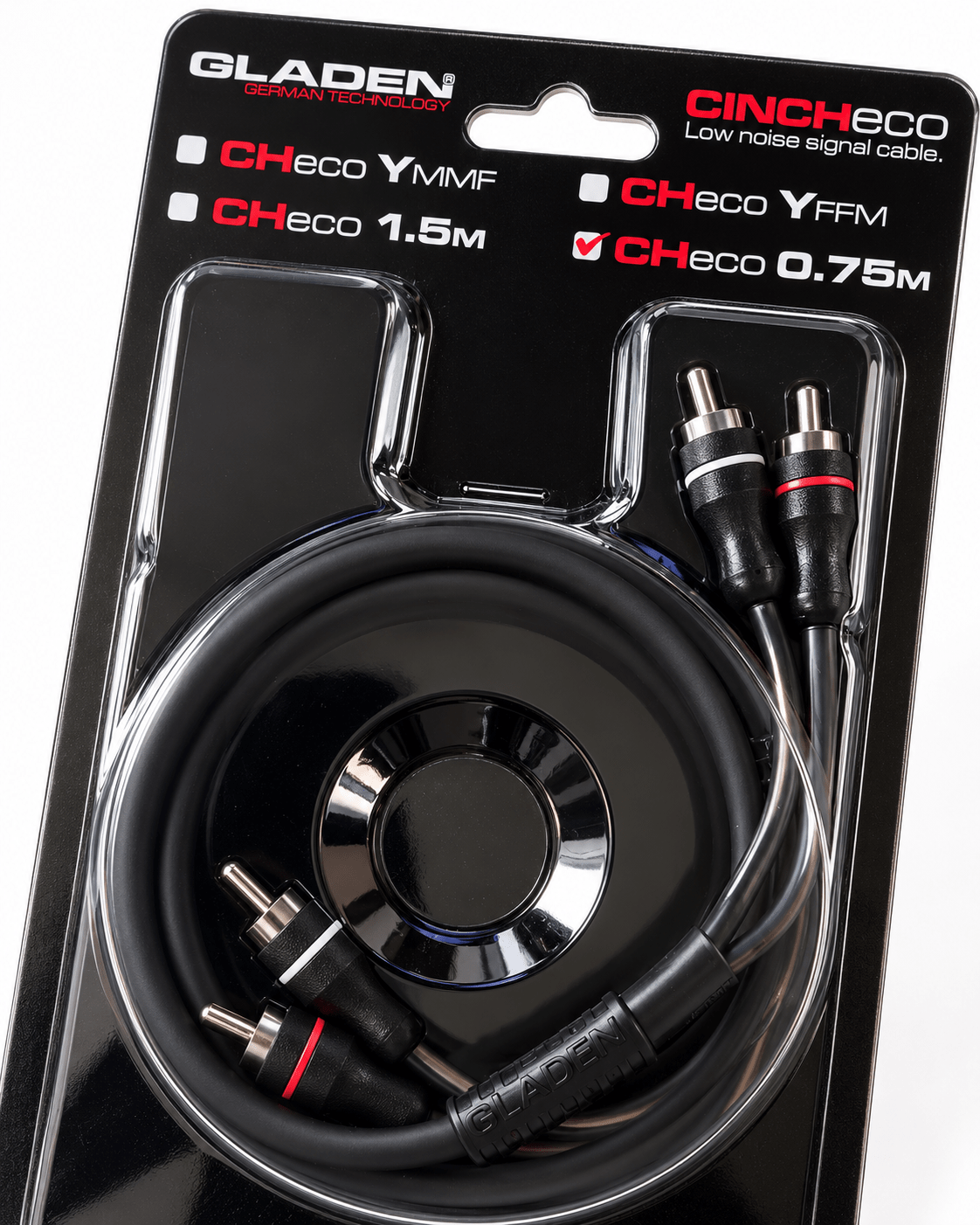 Gladen Z-ChECO RCA-kabel 0,75 m, foto 3