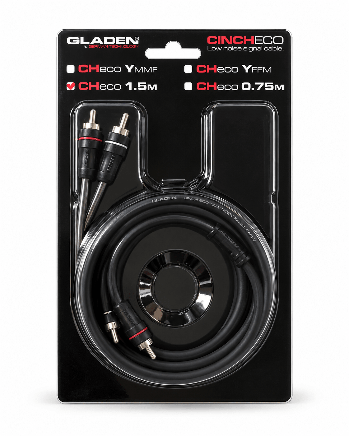 Gladen Z-ChECO RCA-kabel 1,5 m, foto 1