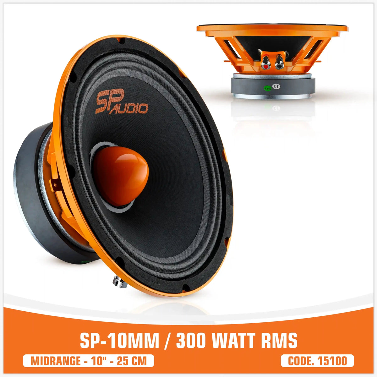 SP 10MM Midrange Extreme, 10 inch, 300W RMS, foto 1