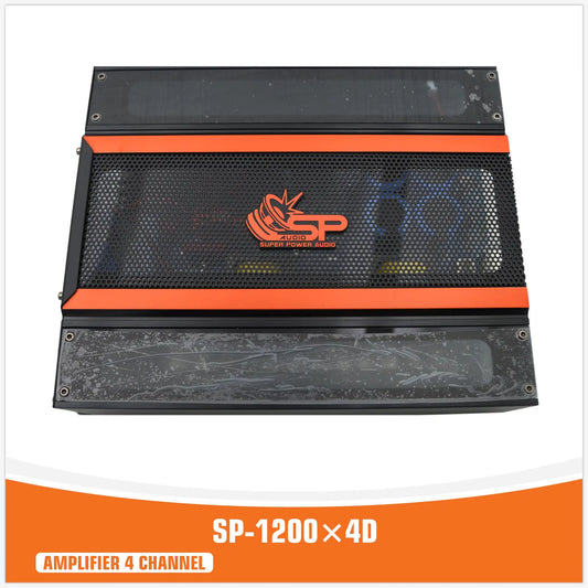 SP-1200.4D, 4-Kanaals Class-D Versterker, 1200W, 1 ohm, foto 1