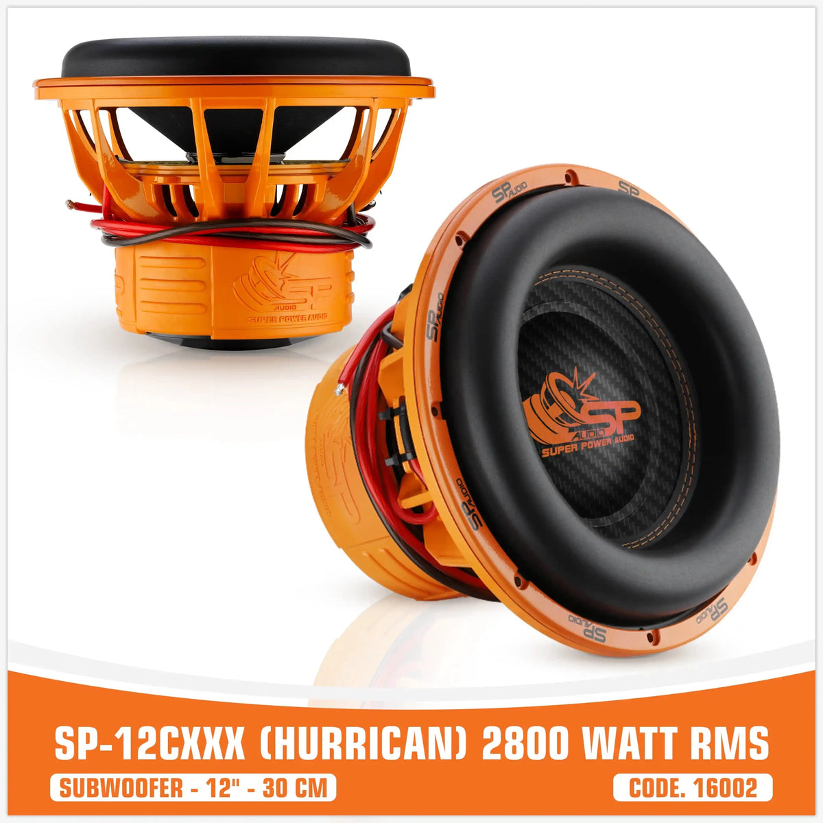 SP 12CXXX Subwoofer, 12 inch, 2800W RMS, foto 1