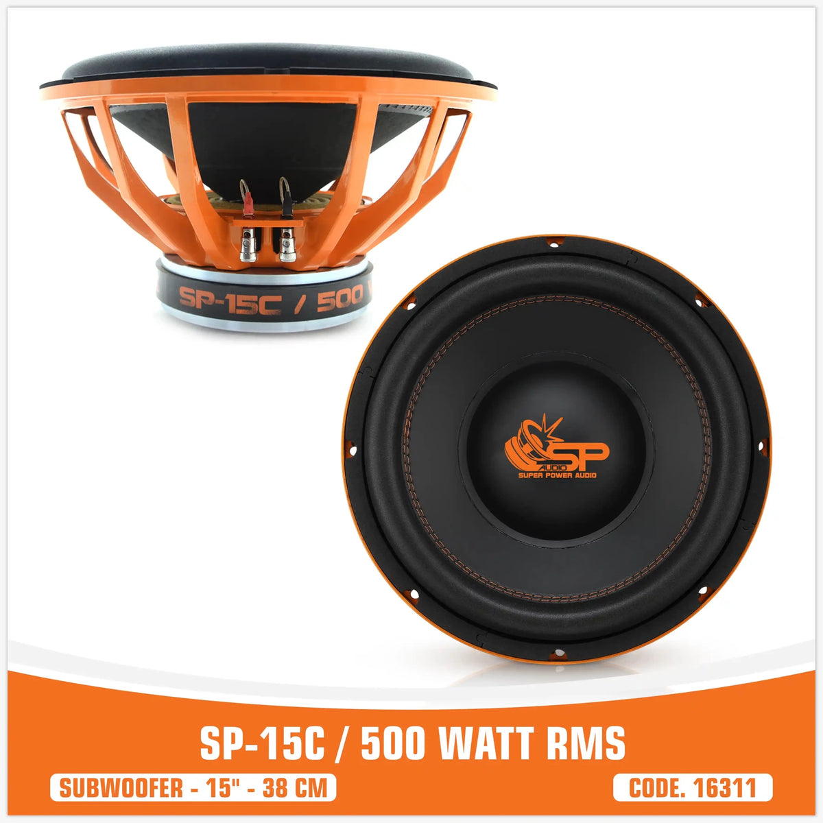 SP 15C Subwoofer, 15 inch, 500W RMS, foto 1