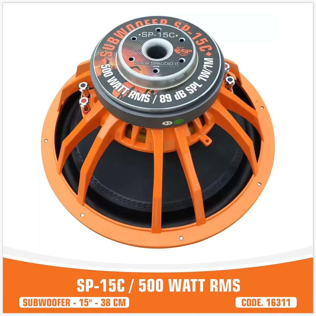 SP 15C Subwoofer, 15 inch, 500W RMS, foto 4