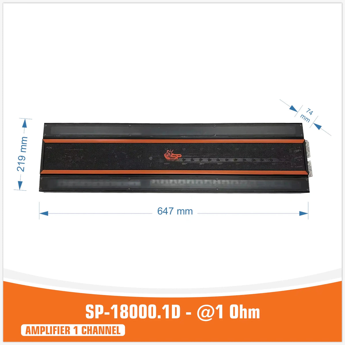 SP-18000.1D, Mono Class-D Versterker, 18000W, 1 ohm, foto 3