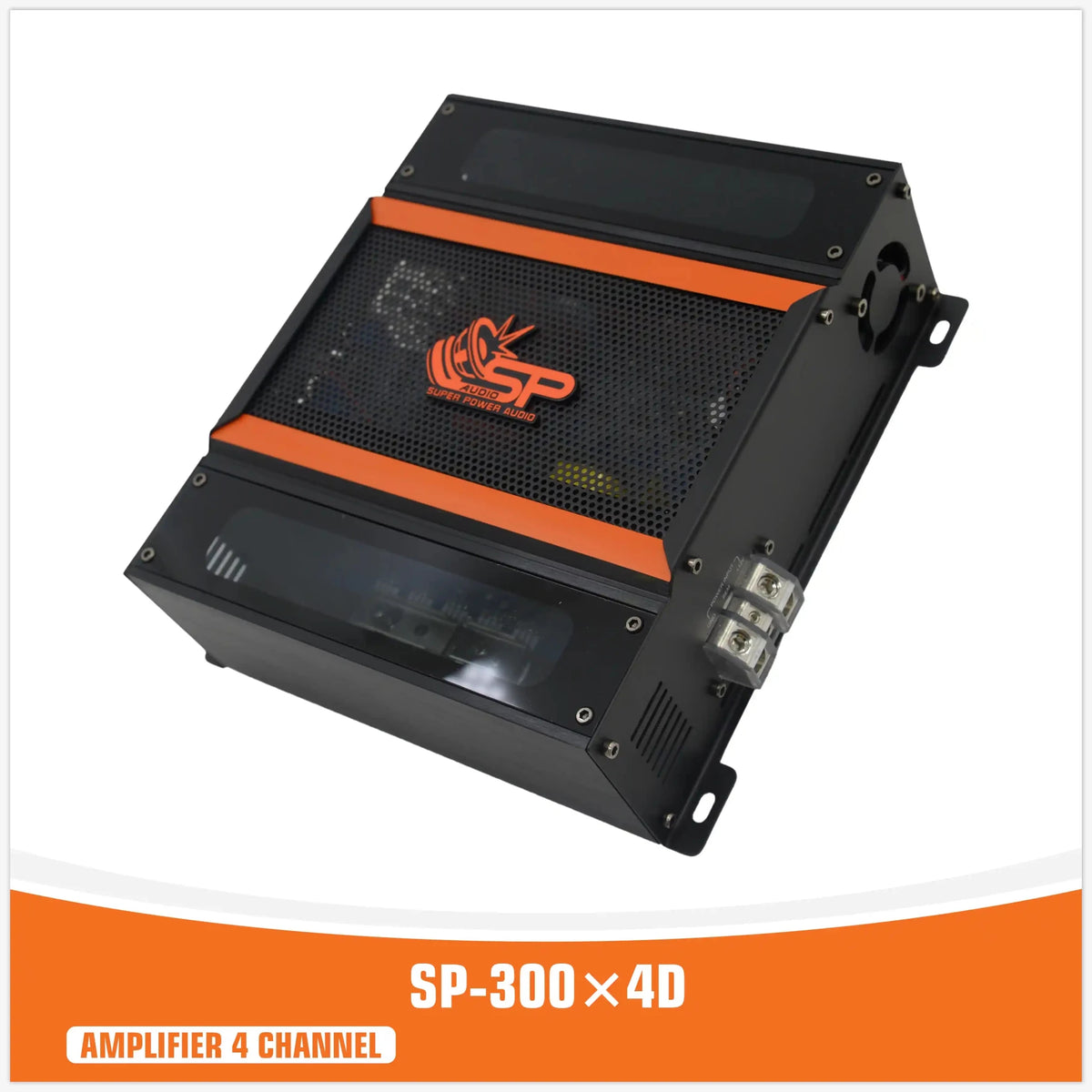 SP-300.4D, 4-Kanaals Class-D Versterker, 300W, 1 ohm, foto 3