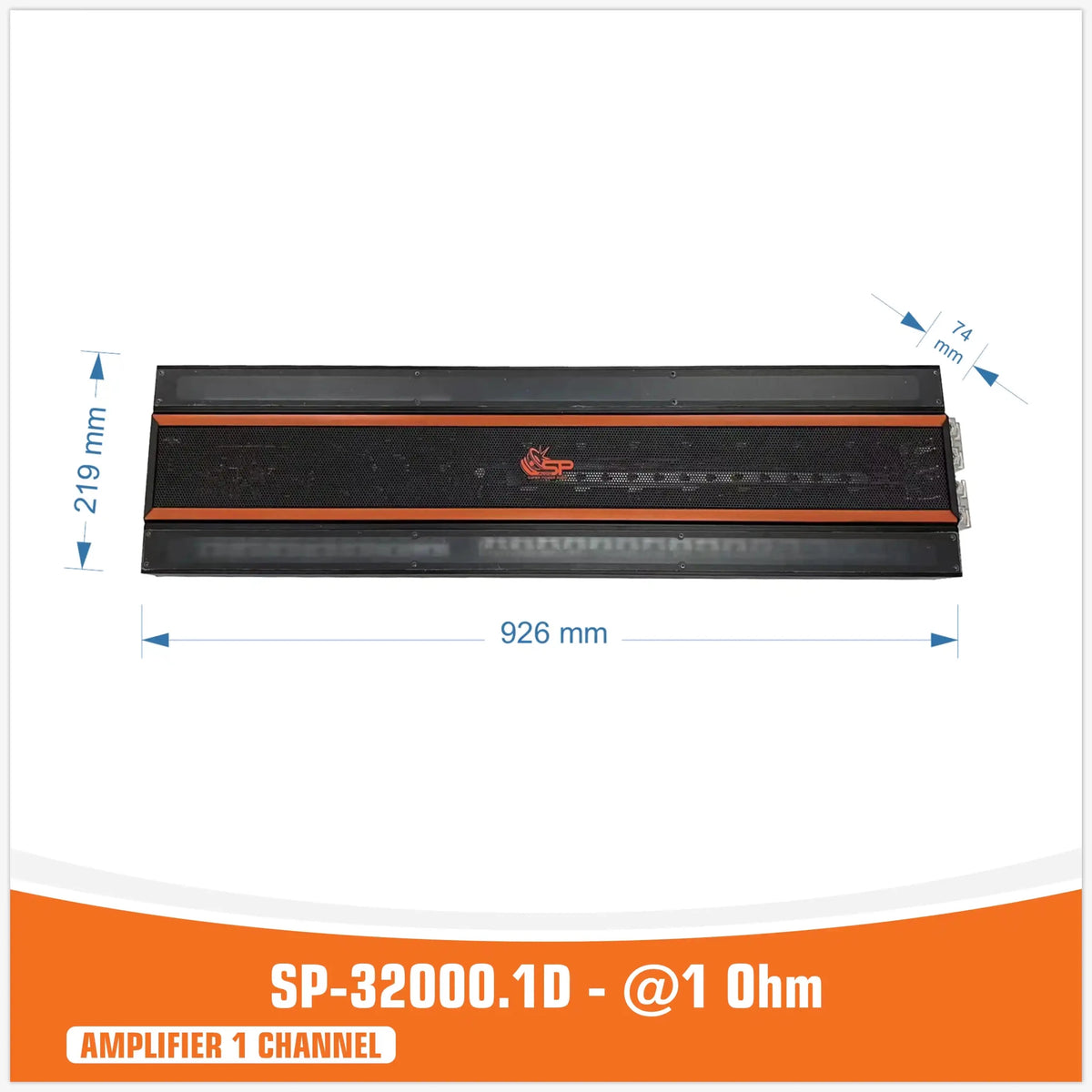 SP-32000.1D, Mono Class-D Versterker, 32000W, 1 ohm, foto 3