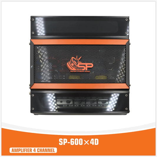 SP-600.4D, 4-Kanaals Class-D Versterker, 600W, 1 ohm, foto 1