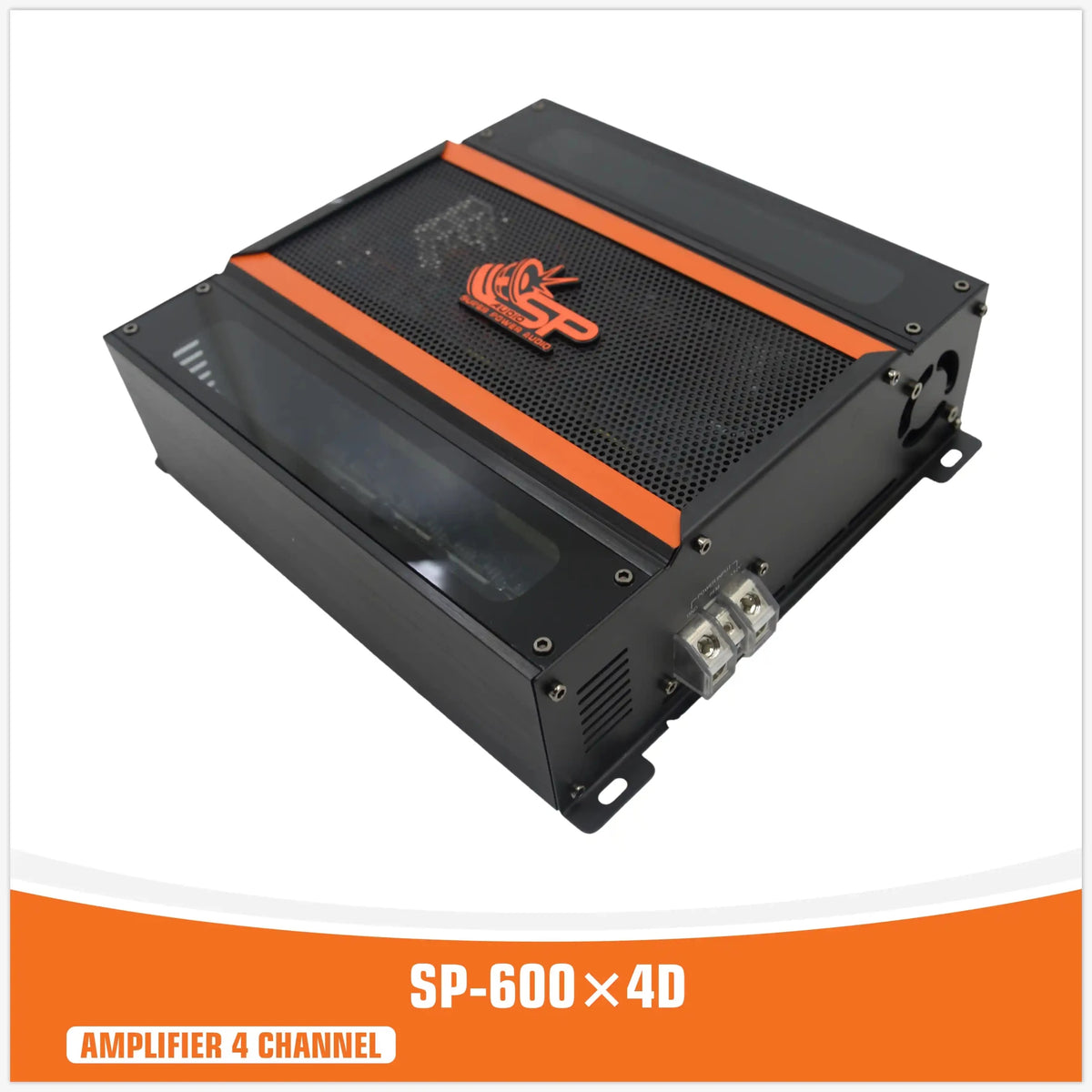 SP-600.4D, 4-Kanaals Class-D Versterker, 600W, 1 ohm, foto 3