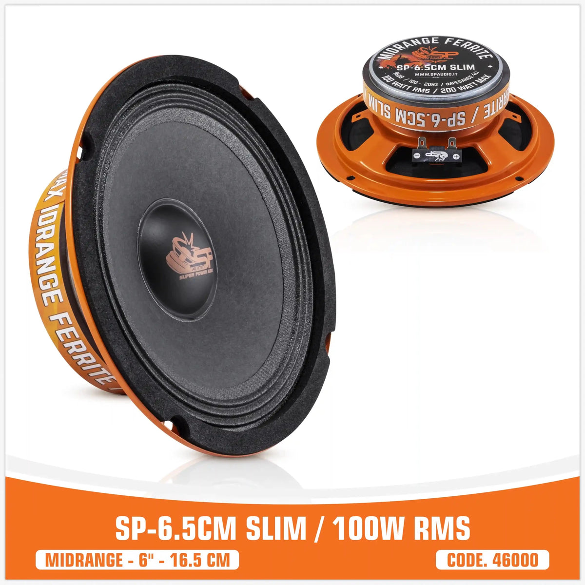 SP 6.5CM Slim ondiepe middentoner 6,5 inch, foto 1