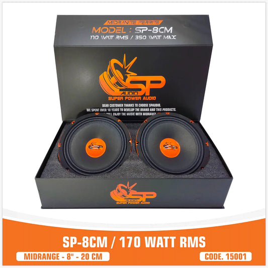 SP 8CM Middentoner, 8 inch, 150W RMS, foto 1