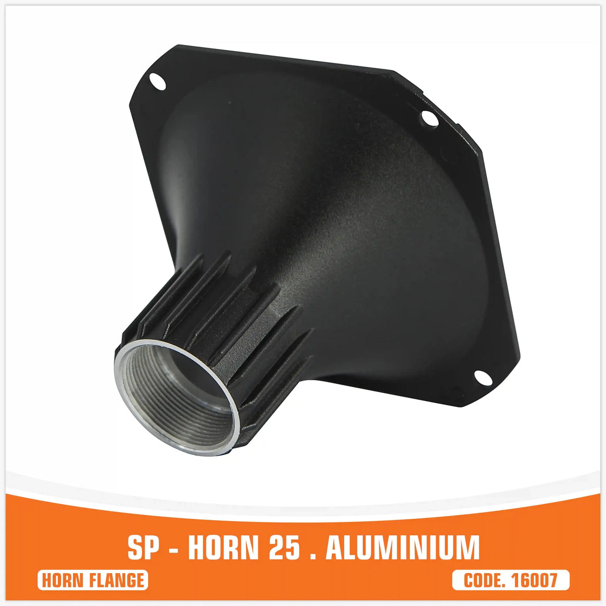 SP HORN 25 Aluminium Hoorn met Schroefdraad, foto 3