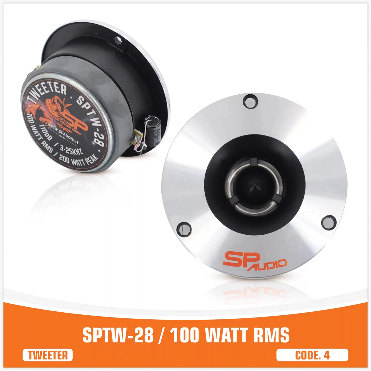 SP TW 28 Bullet Tweeter, 100W RMS, foto 1