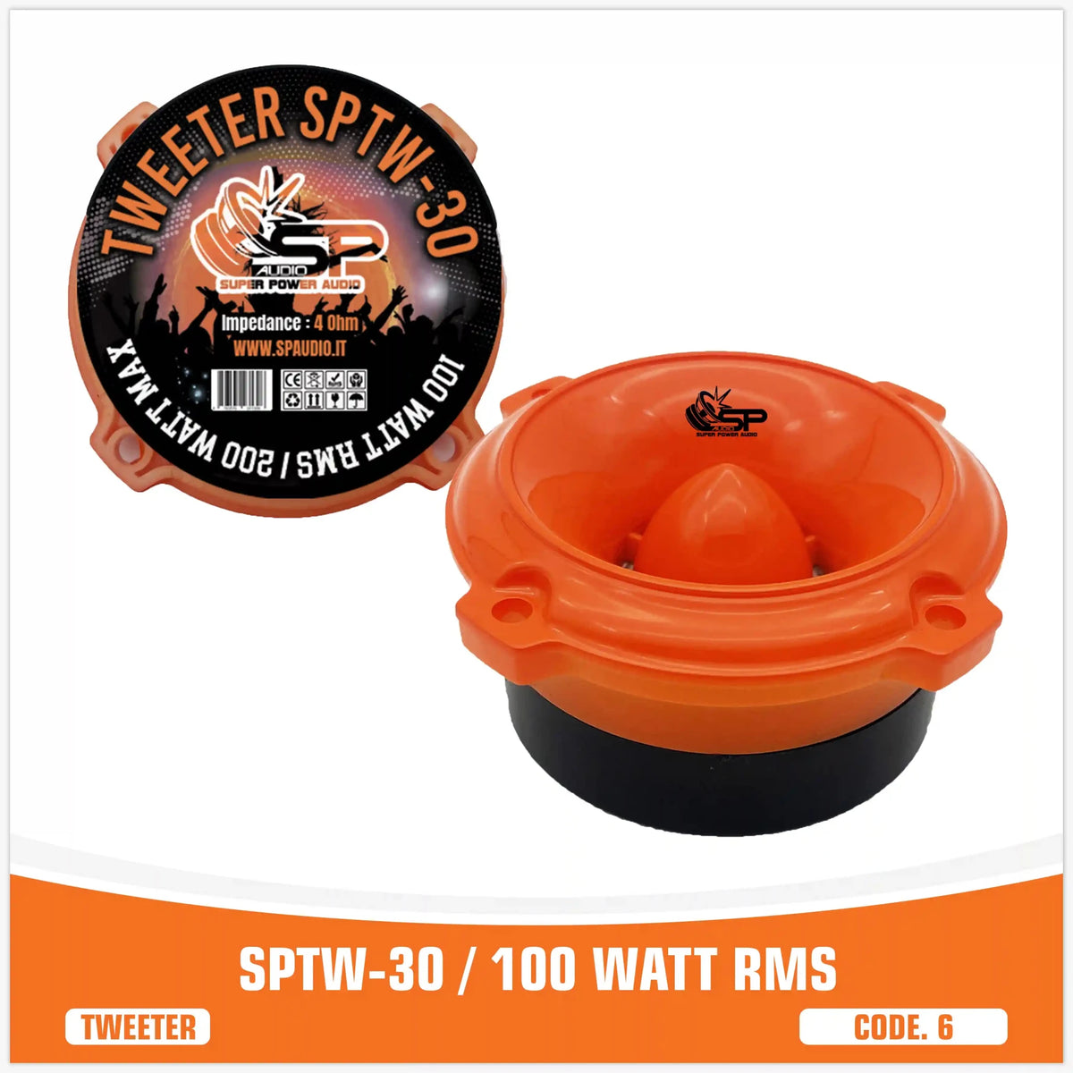 SP TW 30 Bullet Tweeter, 100W RMS, foto 1