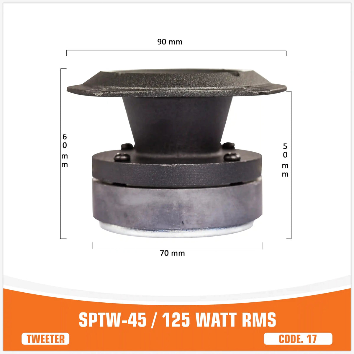 SP TW 45 Bullet Tweeter, 125W RMS, foto 2