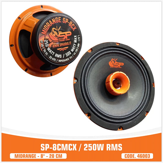 SP8CM CX Coaxiale Middentoner met Tweeter, 8 inch, 250W RMS, foto 1