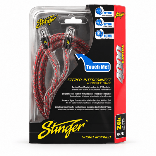 Stinger SI421.5 RCA-kabel 0,46 m, foto 1