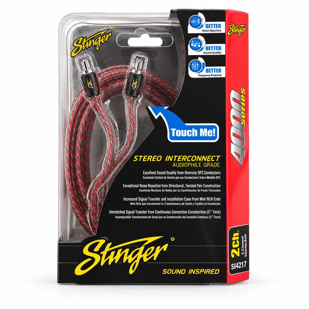 Stinger SI423 RCA-kabel 0,91 m, foto 1