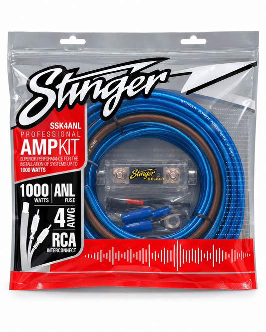 Stinger SSK4ANL kabelset 4GA voor versterker, foto 1